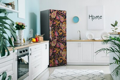 Decoration fridge cover Colorful paisley pattern