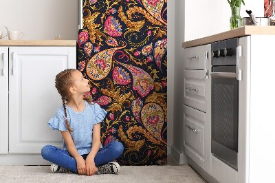 Decoration fridge cover Colorful paisley pattern