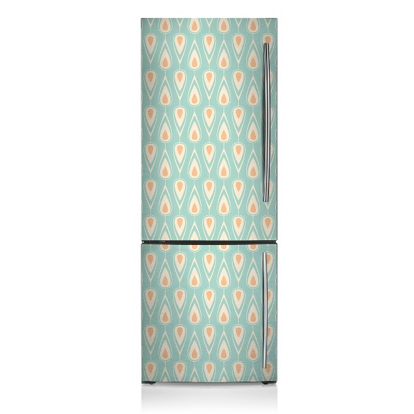 Decoration fridge cover Retro wallpaper