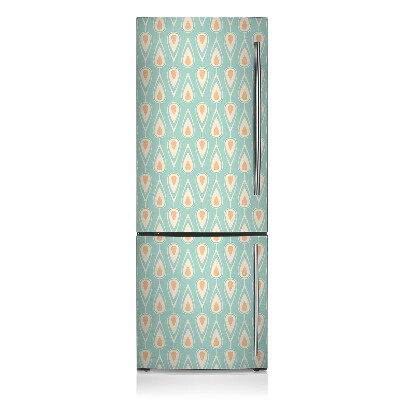 Decoration fridge cover Retro wallpaper