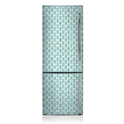 Decoration fridge cover Green leaves