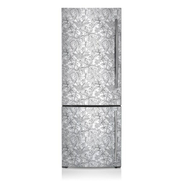 Magnetic fridge cover Pulled leaves