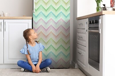 Magnetic fridge cover Drehingbone dots