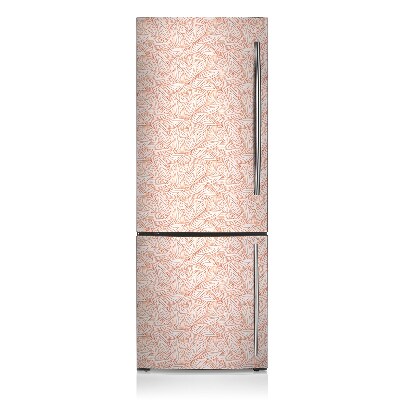 Decoration fridge cover Autumn leaves