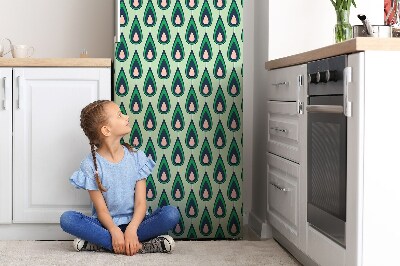 Decoration fridge cover Green tears