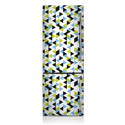 Decoration fridge cover Flying triangles