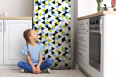 Decoration fridge cover Flying triangles