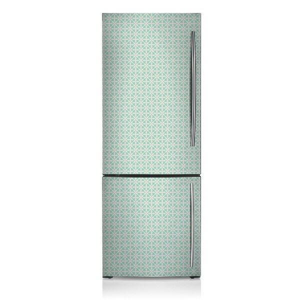 Decoration fridge cover White and blue