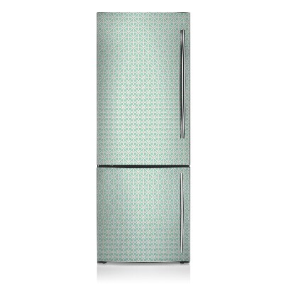 Decoration fridge cover White and blue