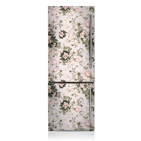 Decoration fridge cover Colorful flowers