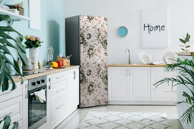 Decoration fridge cover Colorful flowers