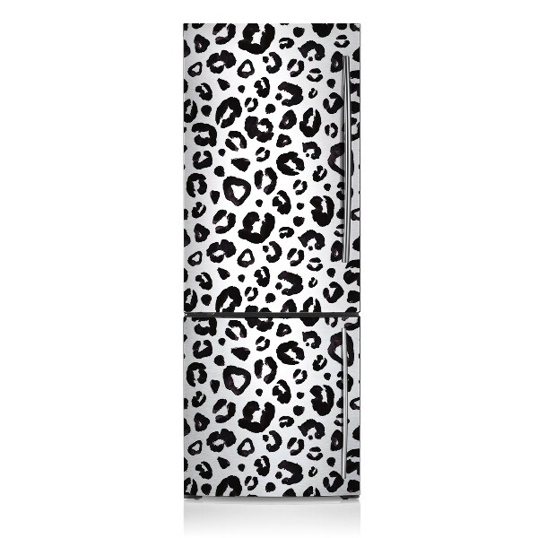 Magnetic fridge cover Black and white cow patches