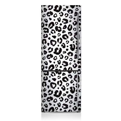 Magnetic fridge cover Black and white cow patches