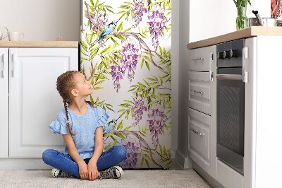 Decoration fridge cover Birds on branches