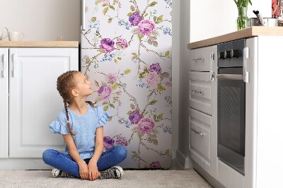 Decoration fridge cover The blooming trees