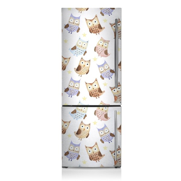 Decoration fridge cover Owl words