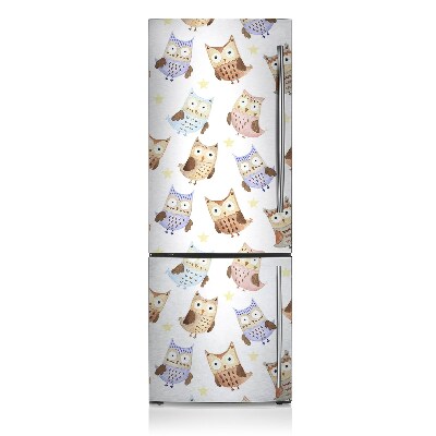 Decoration fridge cover Owl words