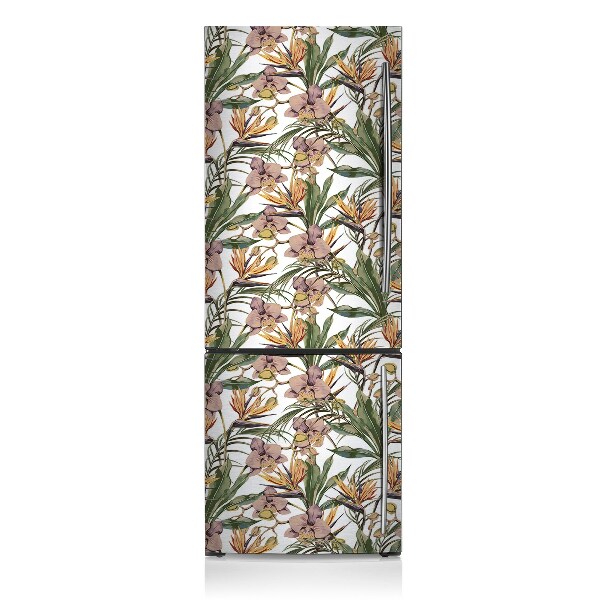 Magnetic fridge cover Botanical leaves