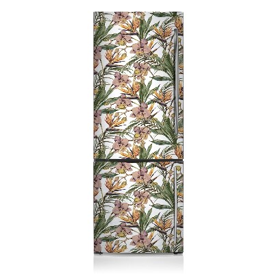 Magnetic fridge cover Botanical leaves