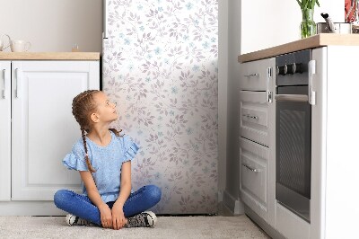 Decoration fridge cover Branches with leaves