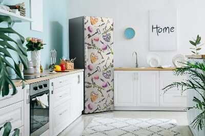 Decoration fridge cover Hearts and gingerbread