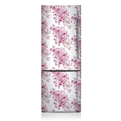 Decoration fridge cover Pink flowers