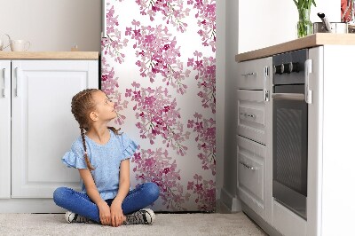 Decoration fridge cover Pink flowers