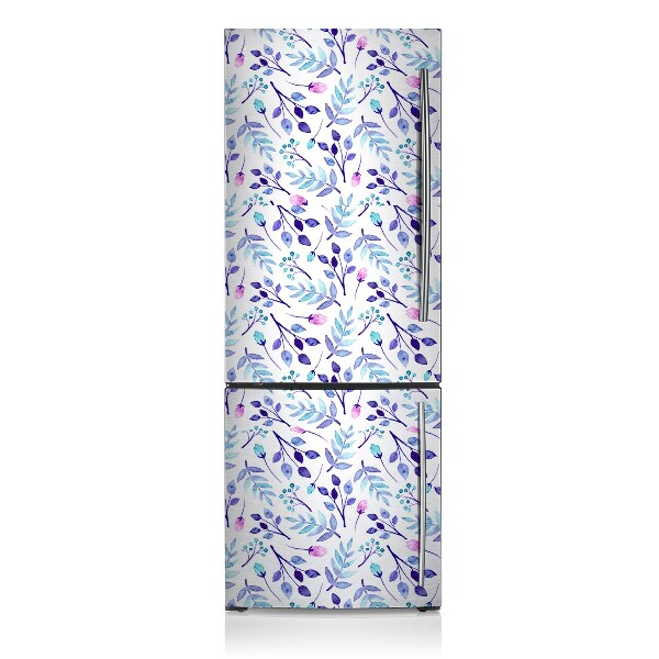 Decoration fridge cover Purple branches