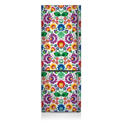 Decoration fridge cover Old polish pattern