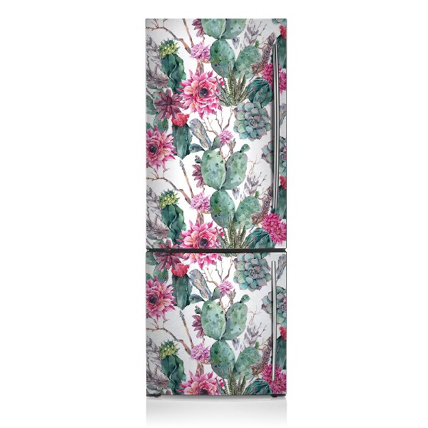 Magnetic fridge cover Exotic cacti