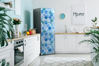 Magnetic fridge cover Moroccan pattern