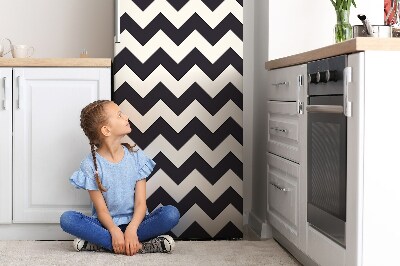 Magnetic fridge cover Zigzag