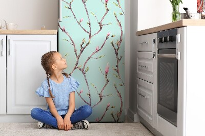 Magnetic fridge cover Branches and buds
