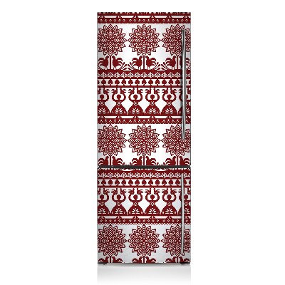 Decoration fridge cover Red folk patterns