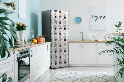 Magnetic fridge cover Cactus pipes