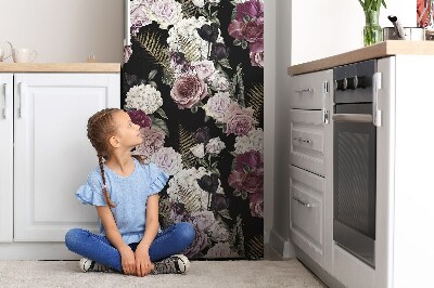 Magnetic fridge cover Romantic flowers