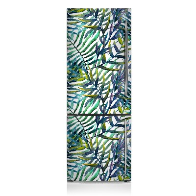 Decoration fridge cover Exotic leaves