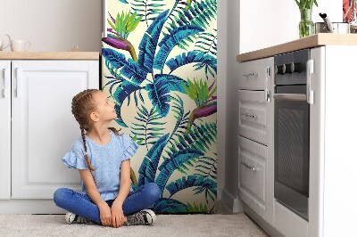 Decoration fridge cover Tropical picture