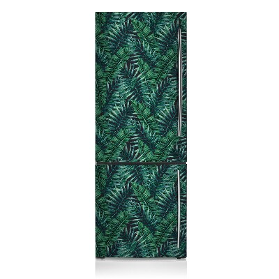 Decoration fridge cover Tropical leaves