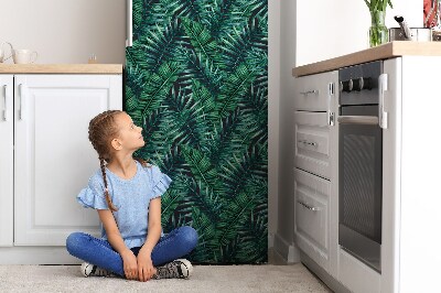 Decoration fridge cover Tropical leaves