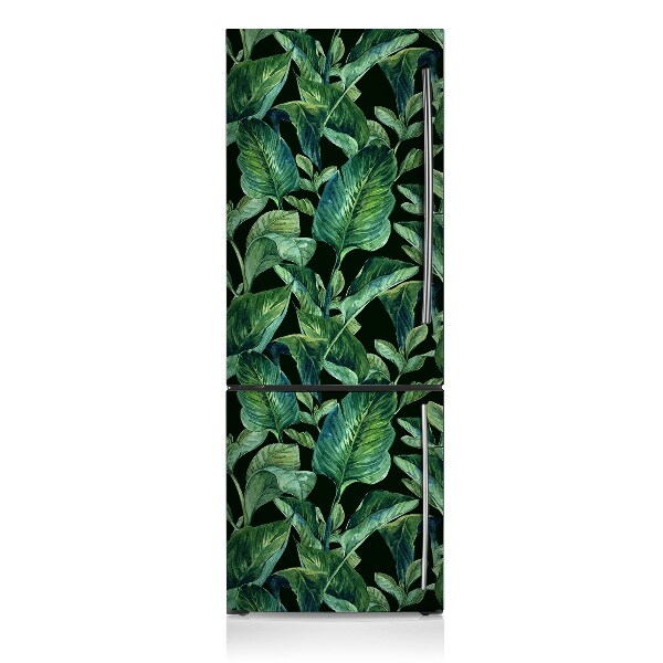 Decoration fridge cover Tropical leaves