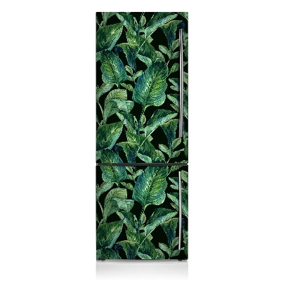 Decoration fridge cover Tropical leaves