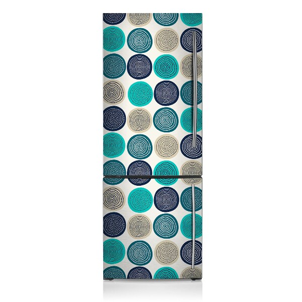 Decoration fridge cover Abstract wheels