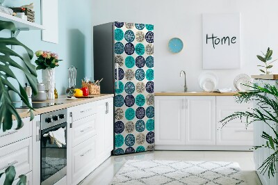 Decoration fridge cover Abstract wheels