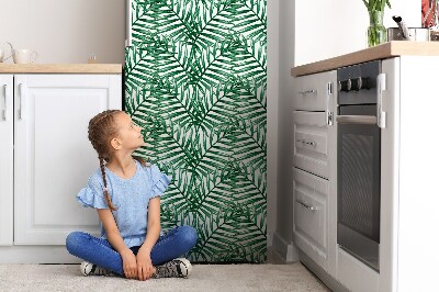 Magnetic fridge cover Tropical leaves