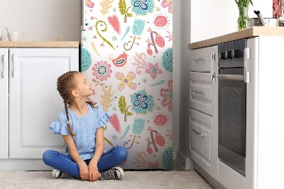 Decoration fridge cover Colorful pattern