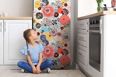 Decoration fridge cover Floral pattern