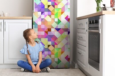 Decoration fridge cover Colorful mosaic