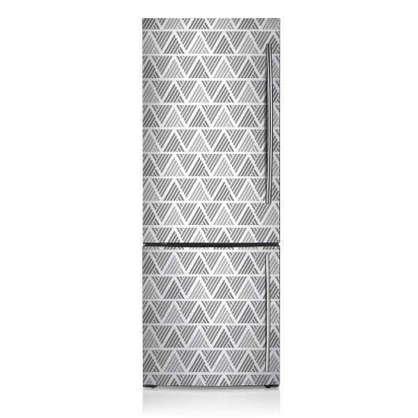 Magnetic fridge cover Triangular pattern