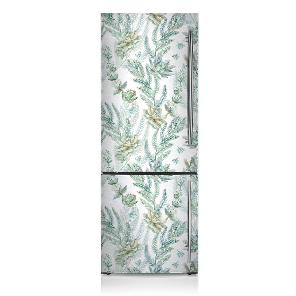 Magnetic fridge cover Painted rockeries